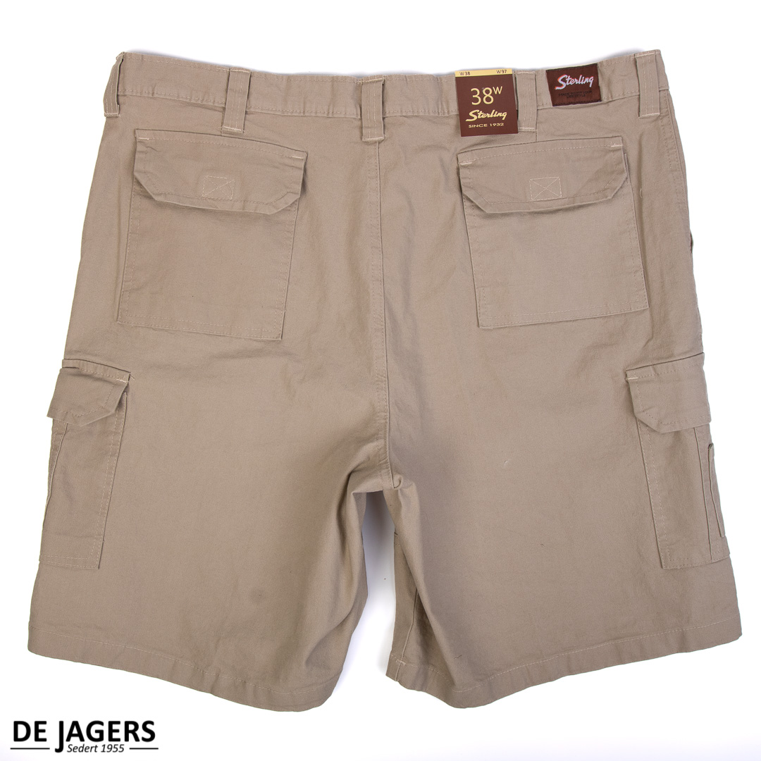 Sterling Cargo Short Khaki – De Jagers