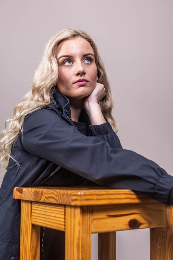 LANA Lightweight Trench Black