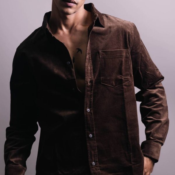 JACOB Jody Courdoroy Shirt Brown