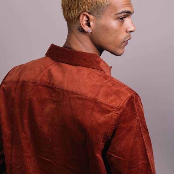 JACOB Jody Courdoroy Shirt Orange