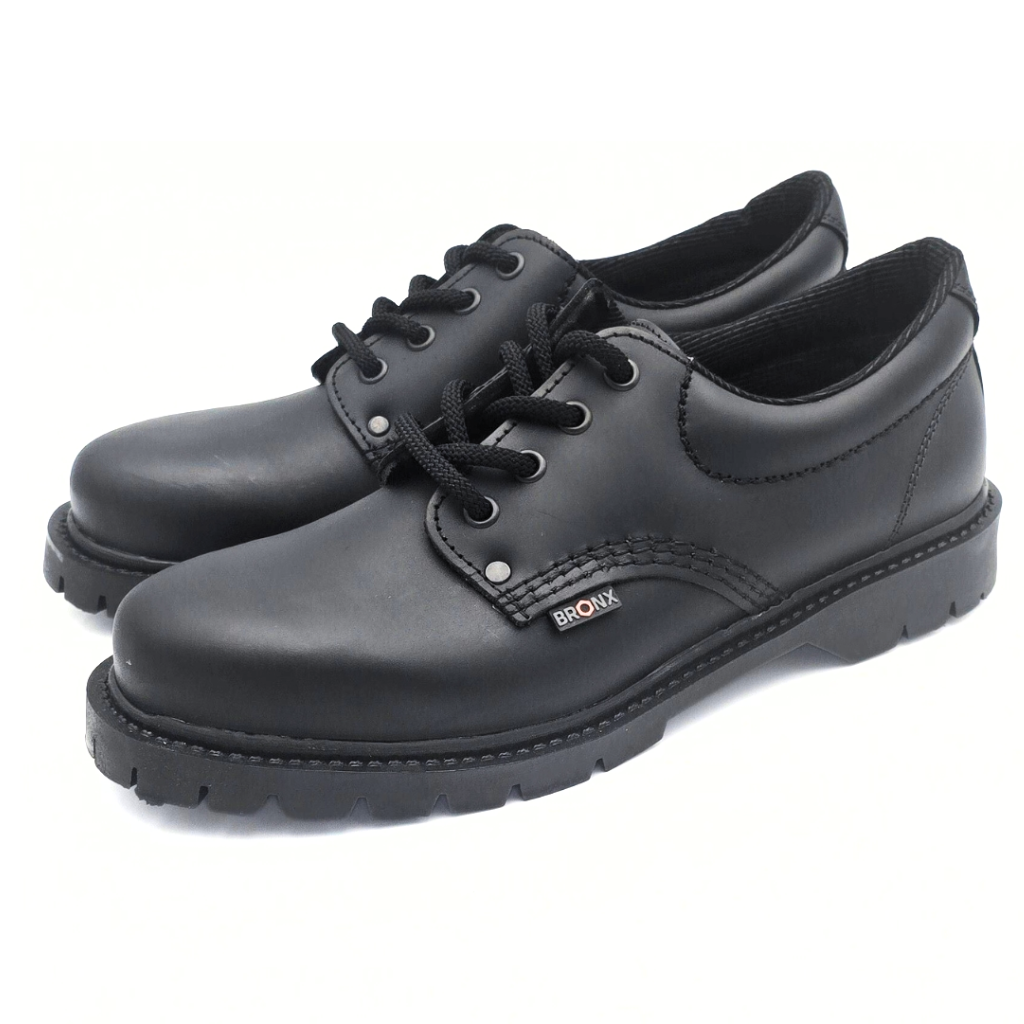 BRONX RENEGADE BLACK SCHOOL SHOES