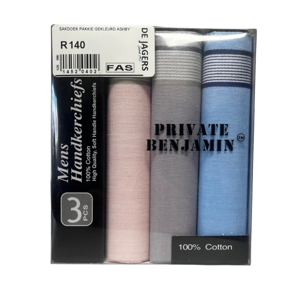 Private Benjamin Mens Handkerchiefs 3 Pack