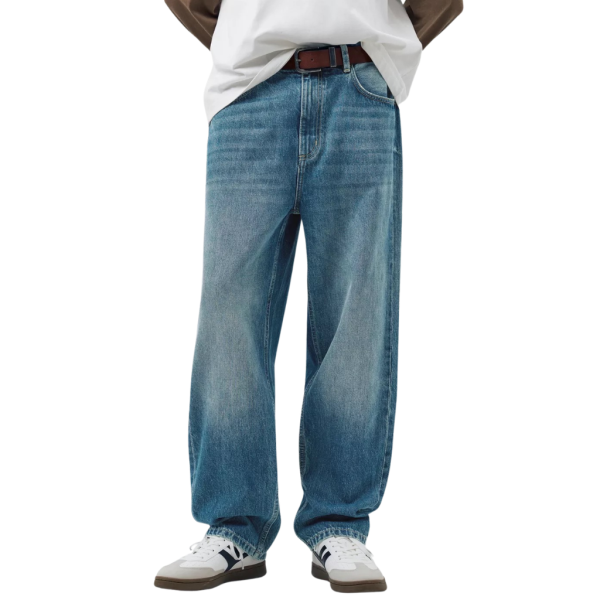 Pull & Bear Baggy Fit Mens Jeans